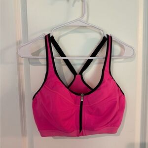 Victoria's Secret Pink and Black Sports Bra